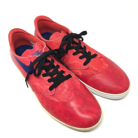 Nike Lunar One Shot SB World Cup Skateboard Sneakers Red Crimson Size 645019-604 main image 5